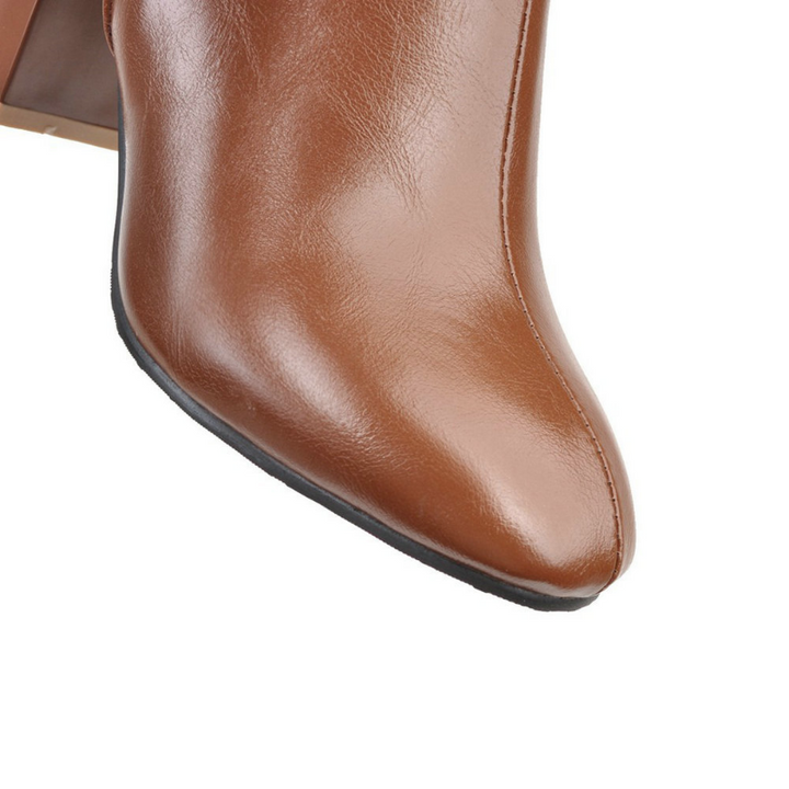 Lune London | Luxury Vegan Leather Ankle Boots with Zipper