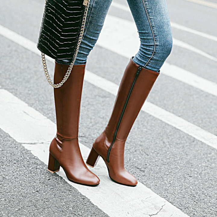 Lune London | Luxury Vegan Leather Ankle Boots with Zipper
