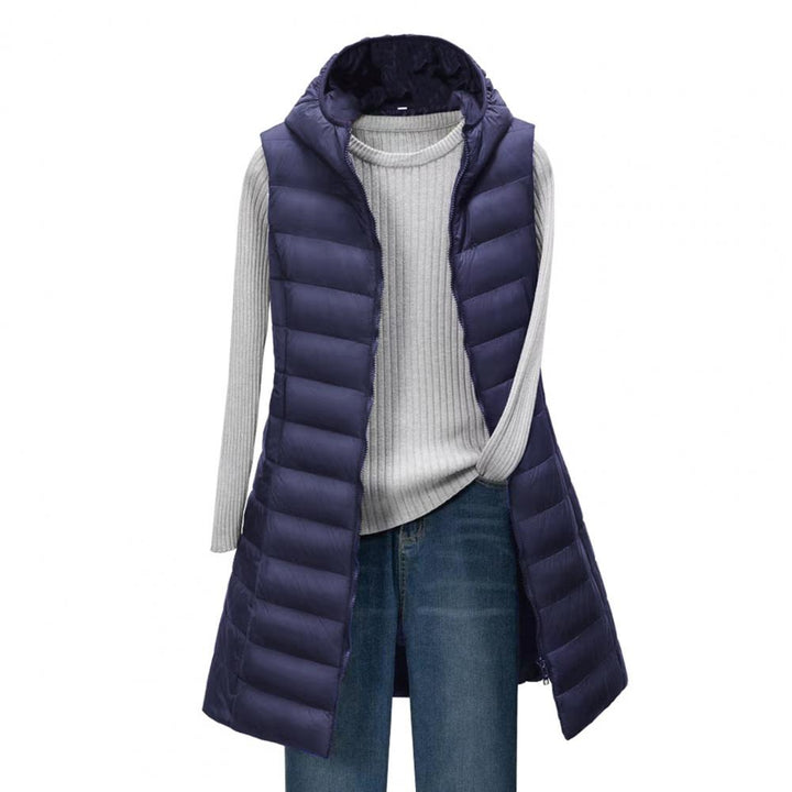 Lune London | Longer Bodywarmer Comfortable, Elegant, Longer Padded Jacket