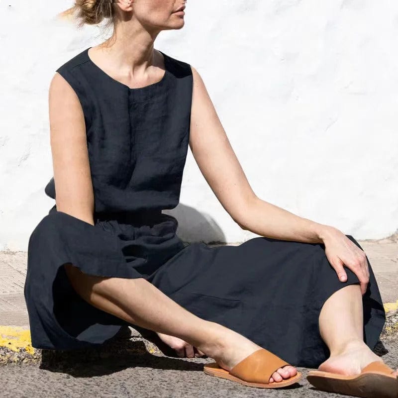 Chic und Stil | Cotton-Linen Jumpsuit