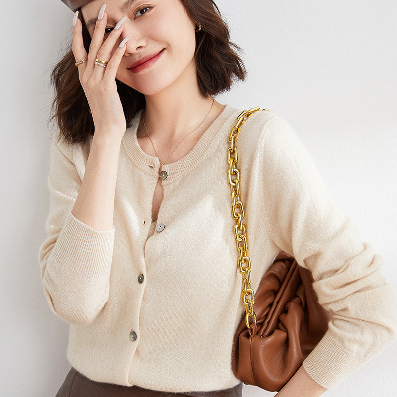 Lune London | Cozy cardigan with fine pattern