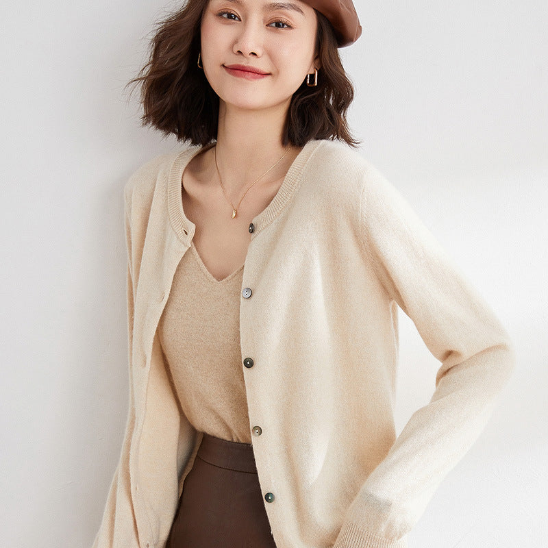 Lune London | Cozy cardigan with fine pattern