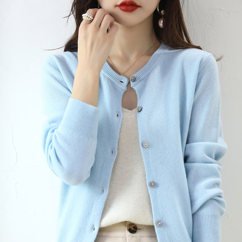Lune London | Cozy cardigan with fine pattern