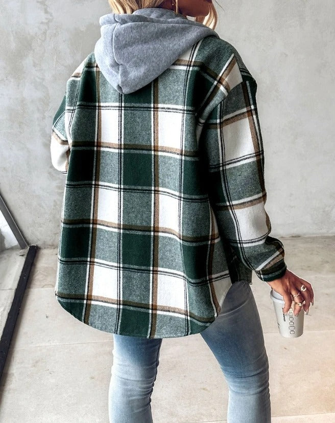 Lune London | Checked Hooded Jacket