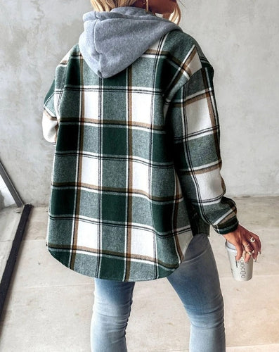 Lune London | Checked Hooded Jacket