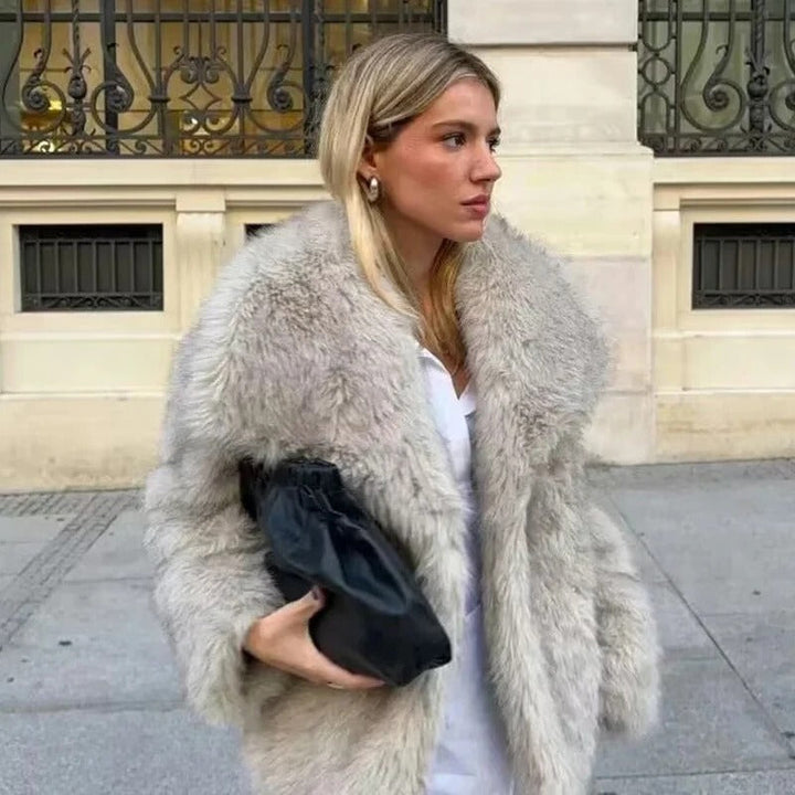 Lune London | Warm Faux Fur Coat for Women