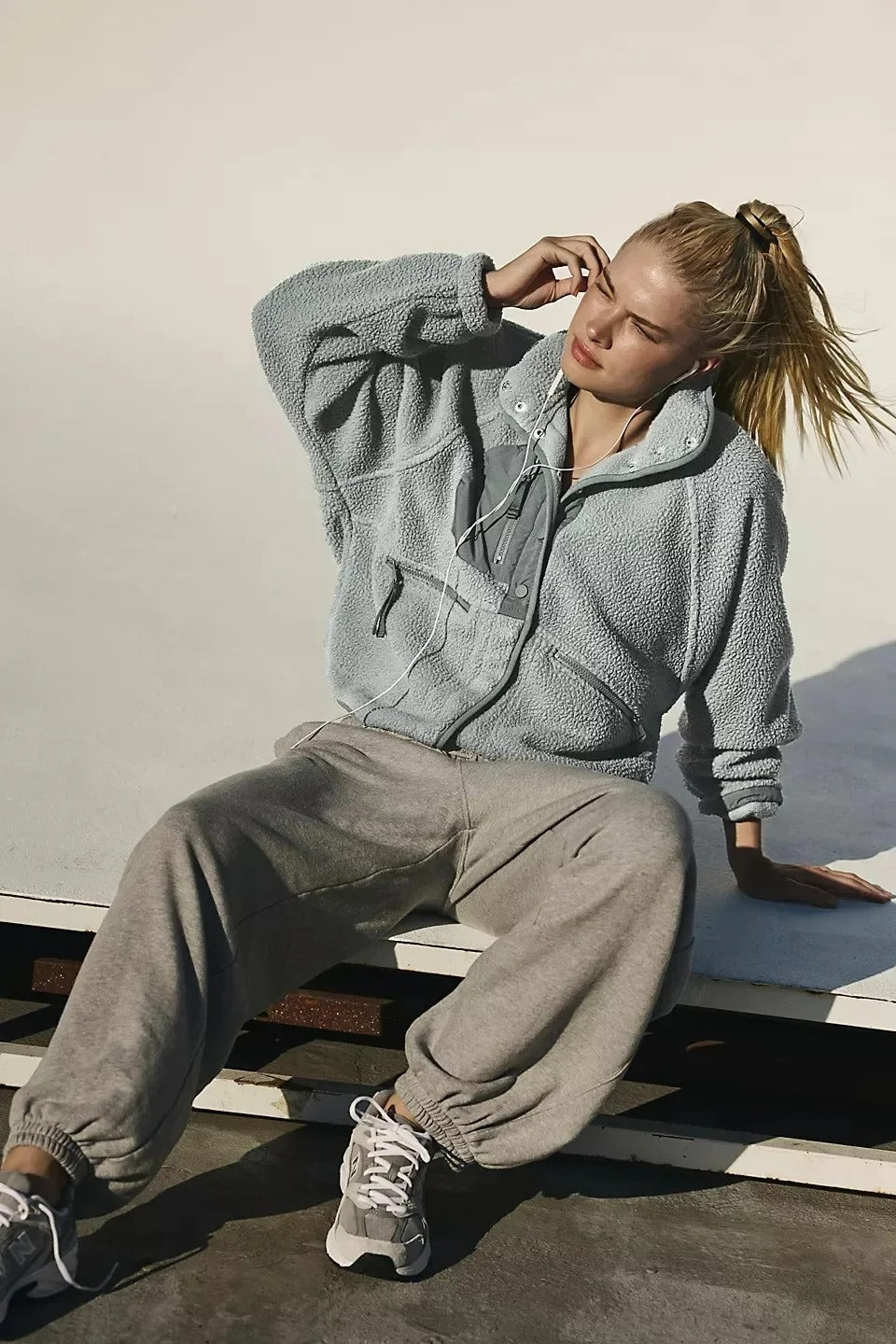 Lune London | Warm fleece jacket with pockets