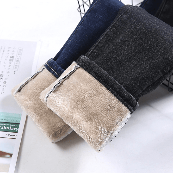 Lune London | Jeans extensibles en polaire et chauds