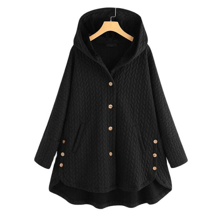 Lune London | Veste décontractée avec capuche, boutons et poches