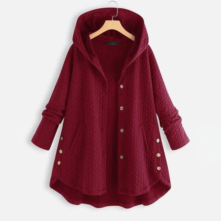 Lune London | Veste décontractée avec capuche, boutons et poches