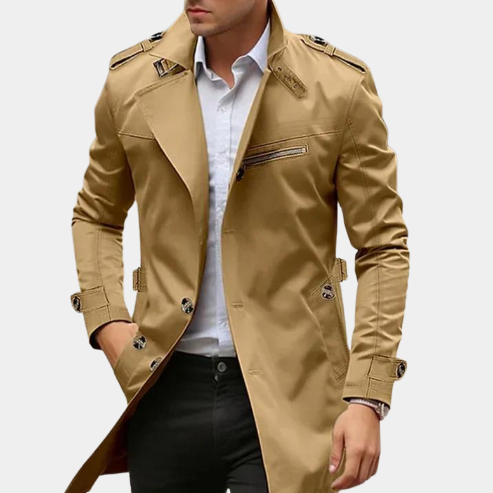 Lune London | Trench coat for men - Stylish and elegant spring jacket
