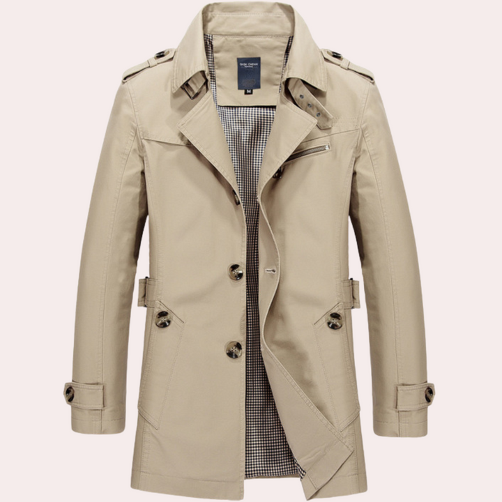 Lune London | Trench coat for men - Stylish and elegant spring jacket