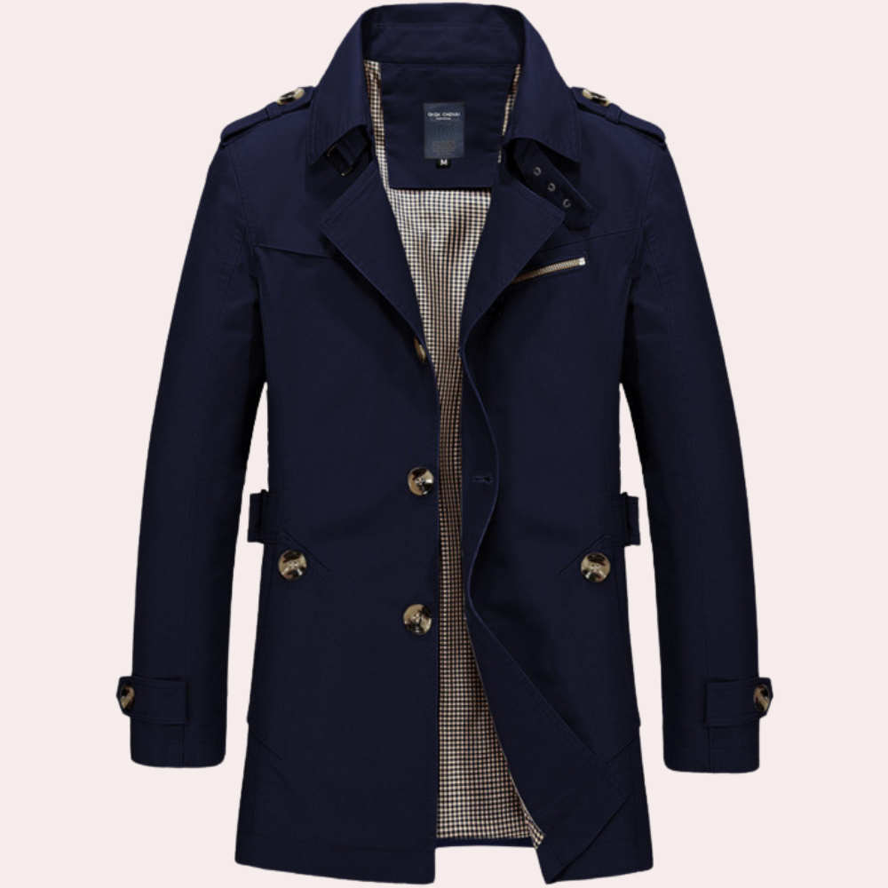 Lune London | Trench coat for men - Stylish and elegant spring jacket