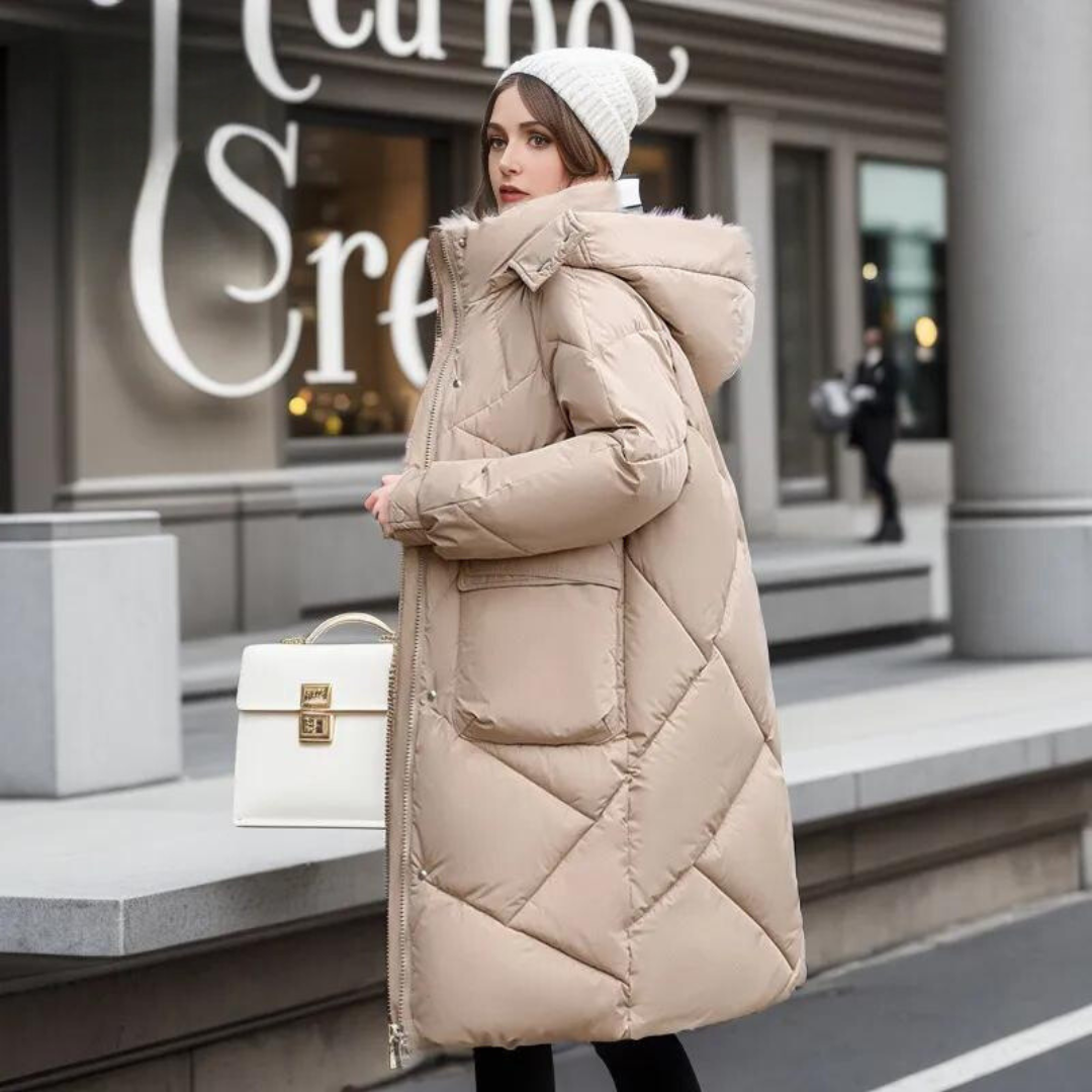 Lune London | solid winter coat for women