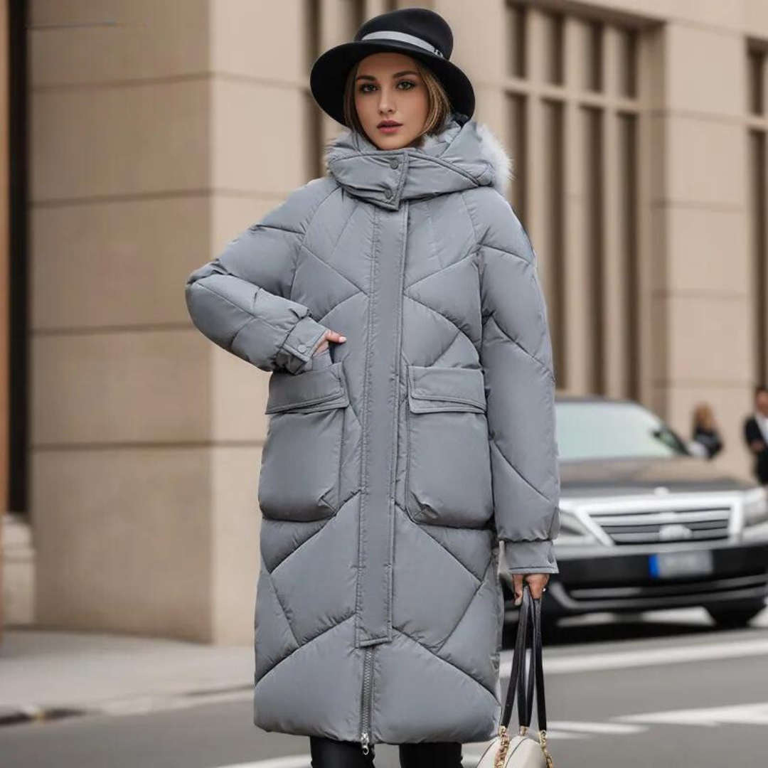 Lune London | solid winter coat for women