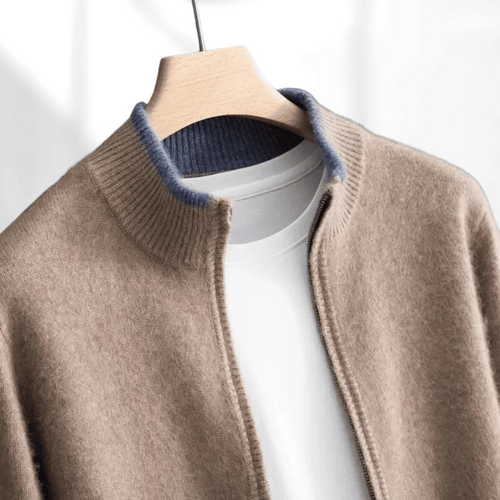 Lune London | Men's Cashmere Zip Jacket