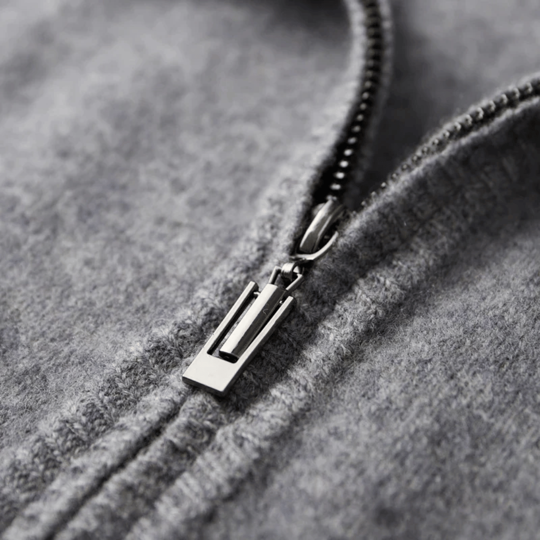 Lune London | Men's Cashmere Zip Jacket