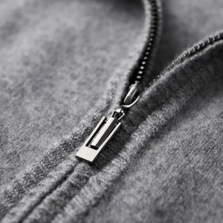 Lune London | Men's Cashmere Zip Jacket