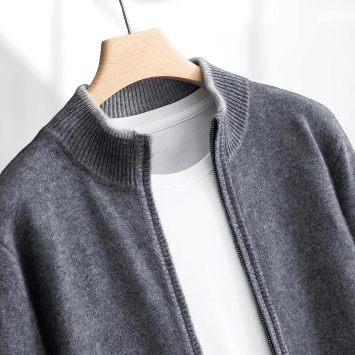 Lune London | Men's Cashmere Zip Jacket