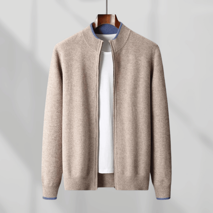 Lune London | Men's Cashmere Zip Jacket