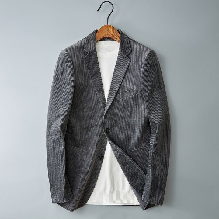 Lune London | Men's Cord Pants Jacket – Notched Lapel Smart Casual Blazer