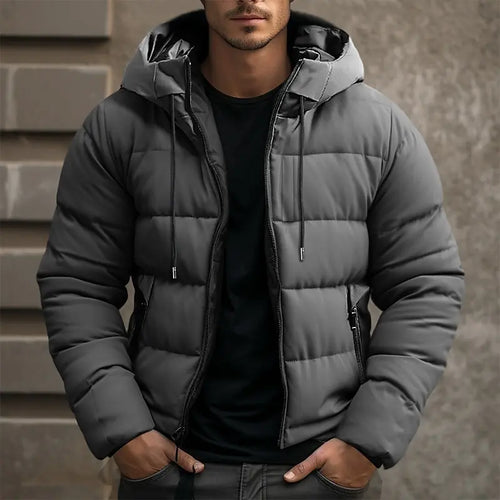 Lune London | Men's Hooded Insulated Puffer Jacket for Winter