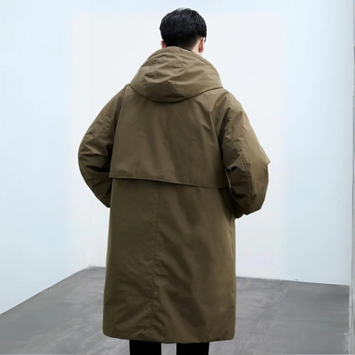 Lune London | Men's Parka Detachable Hood with Button and Zipper