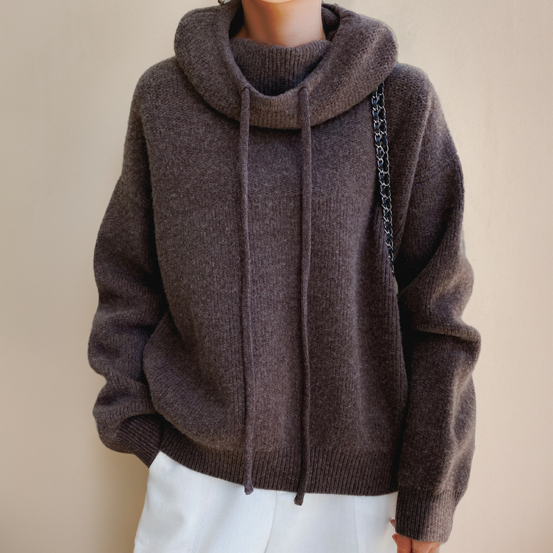 Lune London | Merino Wool Women's Turtleneck Sweater