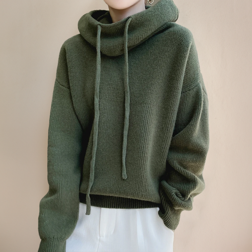 Lune London | Merino Wool Women's Turtleneck Sweater