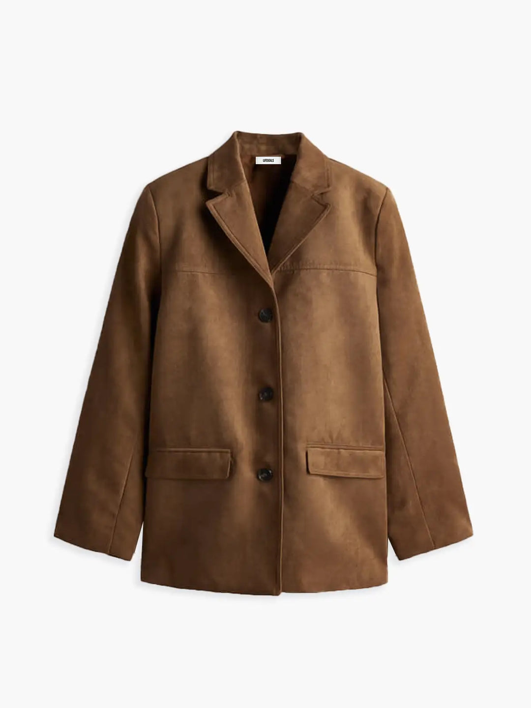 Lune London | Faux Suede Blazer Jacket
