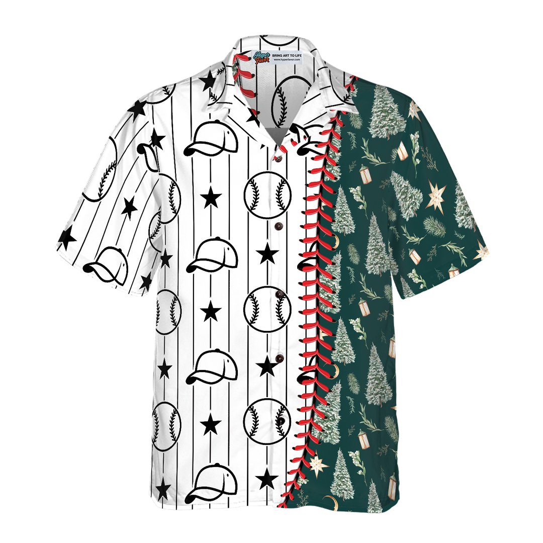 Lune London | Hyperfavor Hawaiian Christmas Shirts, Short Sleeve Baseball Print T-Shirt, Christmas T-Shirt Gift Idea for Men and Women