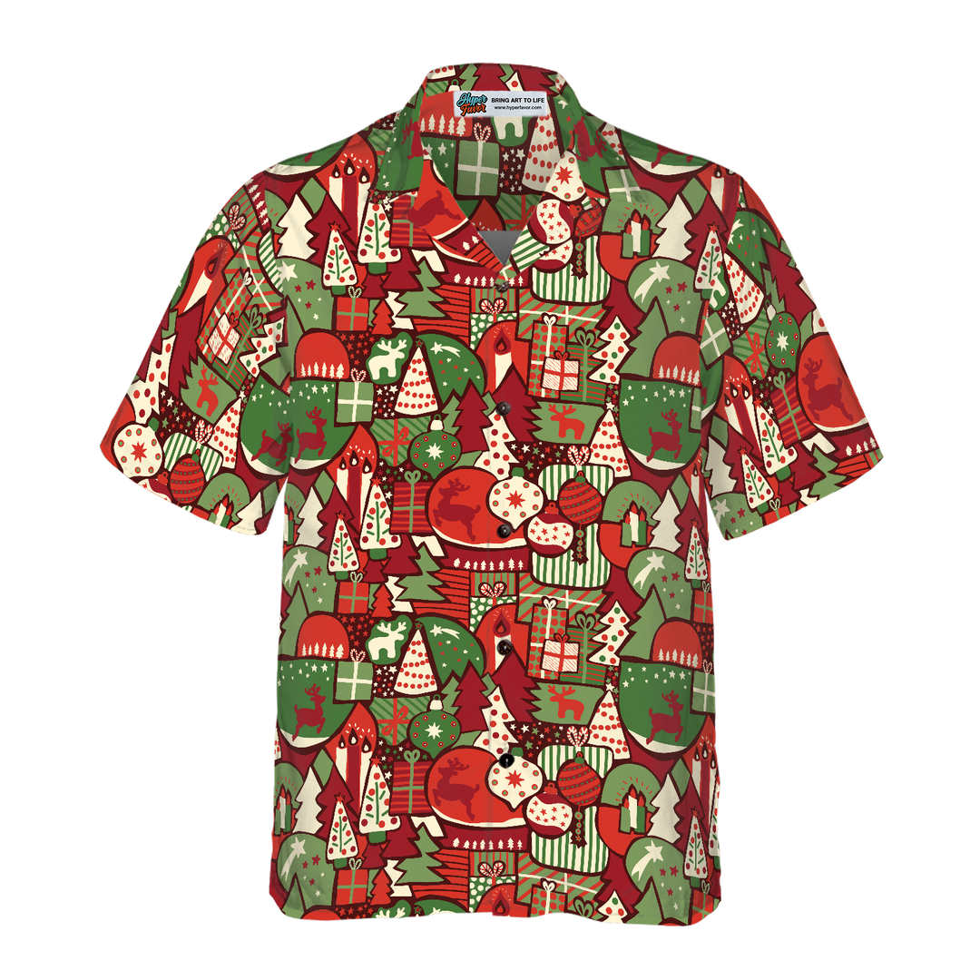 Lune London | Hawaiian shirts, short-sleeve patterned Christmas gift shirt, Christmas gift idea for men and women