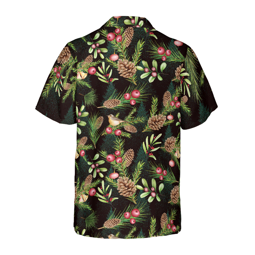 Lune London | Hyperfavor Santa Santa Riding Sleigh 3 Muster Chemise hawaïenne, chemises de Noël à manches courtes chemise à boutons pour hommes et femmes