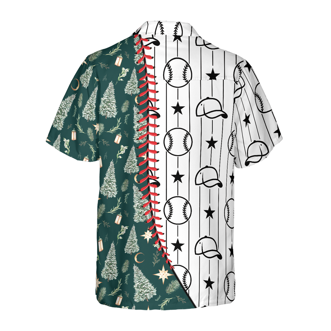 Lune London | Hyperfavor Hawaiian Christmas Shirts, Short Sleeve Baseball Print T-Shirt, Christmas T-Shirt Gift Idea for Men and Women