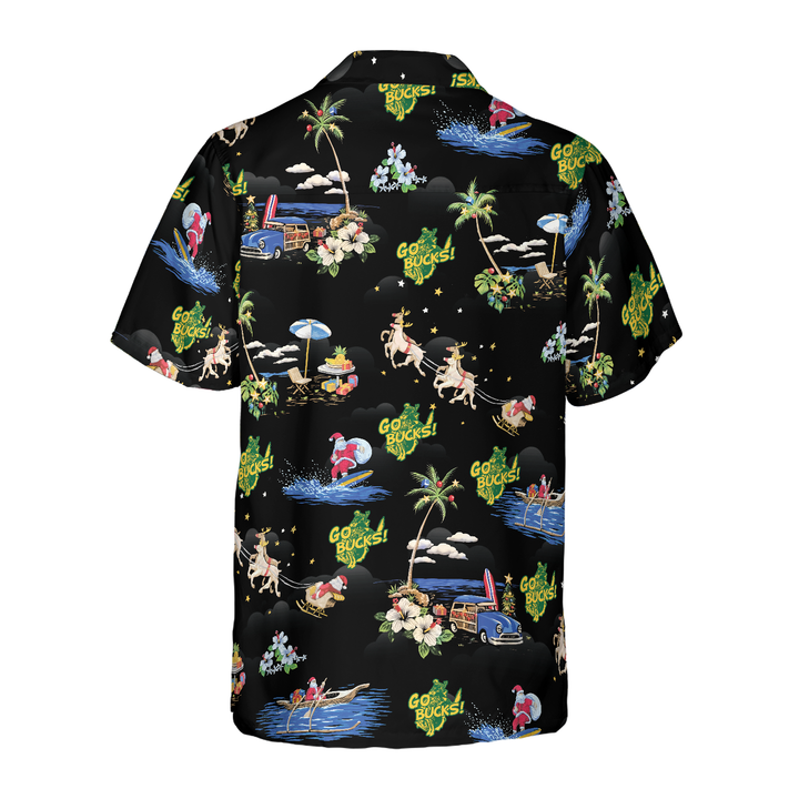 Lune London | Go Bucks Logo Christmas Hawaiian Shirt