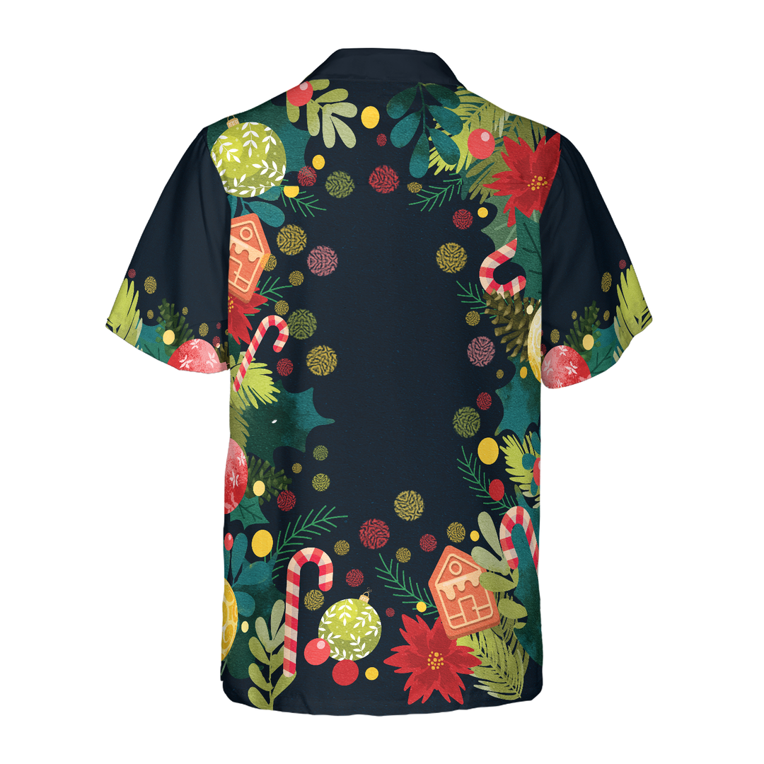 Lune London | Hyperfavor Christmas Santa Surf Hawaiian Shirt, Christmas Short Sleeve Button-Up Shirt for Men and Women