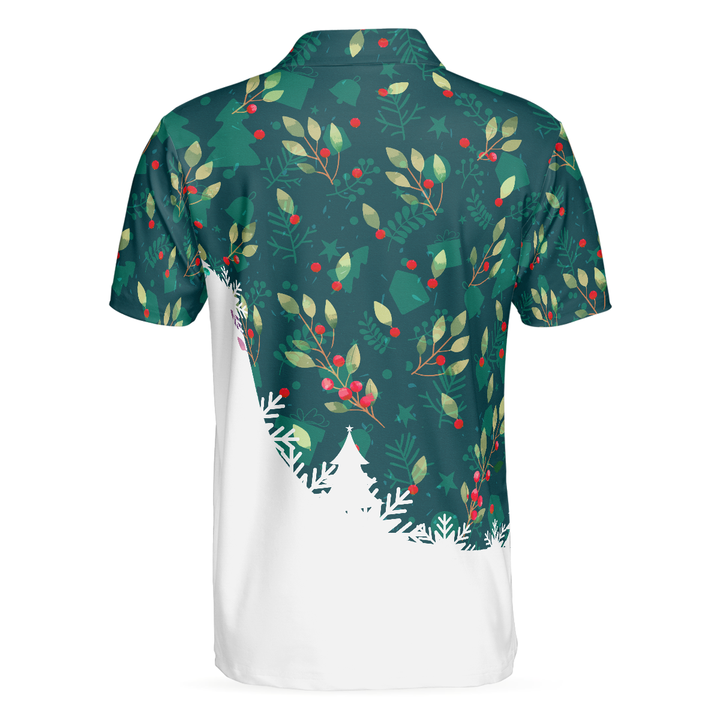 Lune London | Chemises de golf de Noël pour hommes et femmes, chaussettes de Noël avec motif de balle de golf T-shirt pour hommes à manches courtes