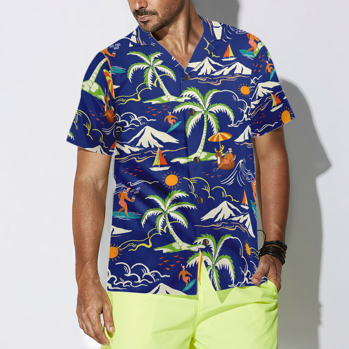 Lune London | Hawaiian shirts Hyperfavor Christmas, Santa beach summer pattern 3 short sleeve shirts, Christmas gift idea for men and women