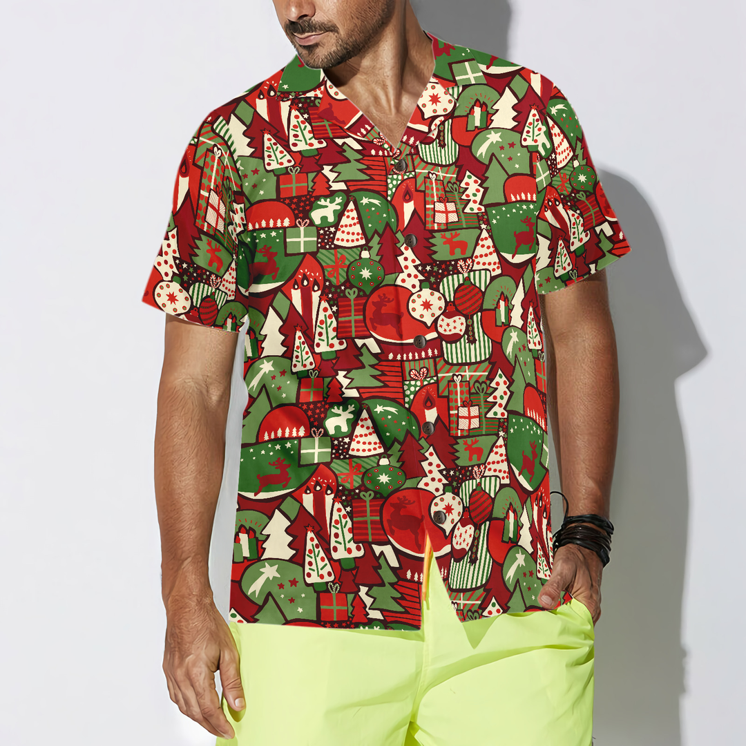 Lune London | Hawaiian shirts, short-sleeve patterned Christmas gift shirt, Christmas gift idea for men and women