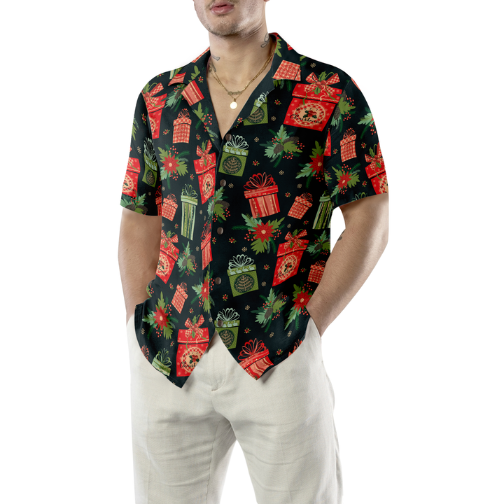 Lune London | Hyperfavor Christmas Hawaiian Shirts, Christmas Gift Print Short Sleeve Shirt, Christmas Gift Shirt Ideas for Men and Women