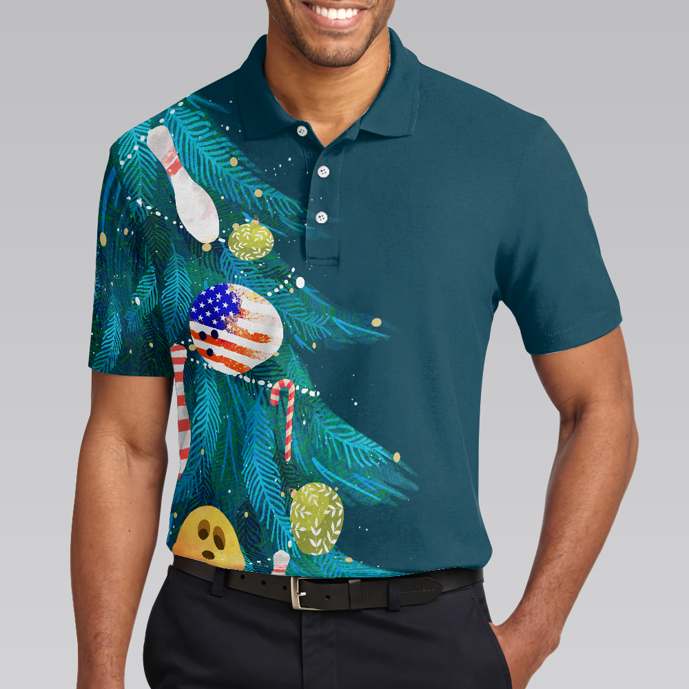 Lune London | Christmas tree decorations with bowling men's polos