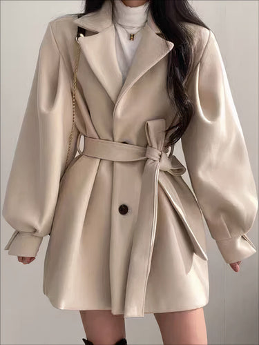 Lune London | Wool Jacket with Belt