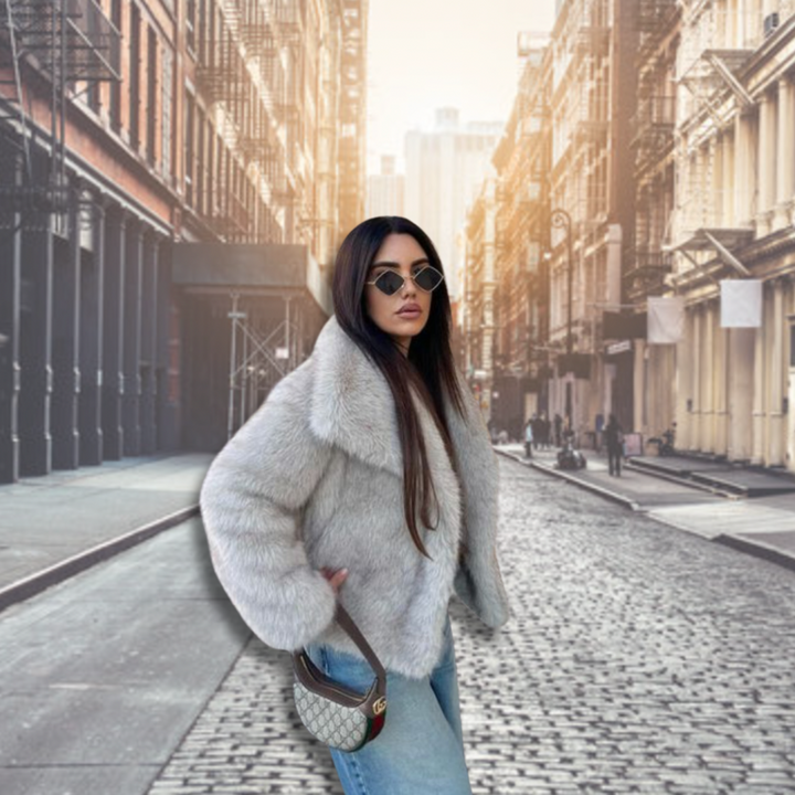 Lune London | Warm Faux Fur Coat for Women