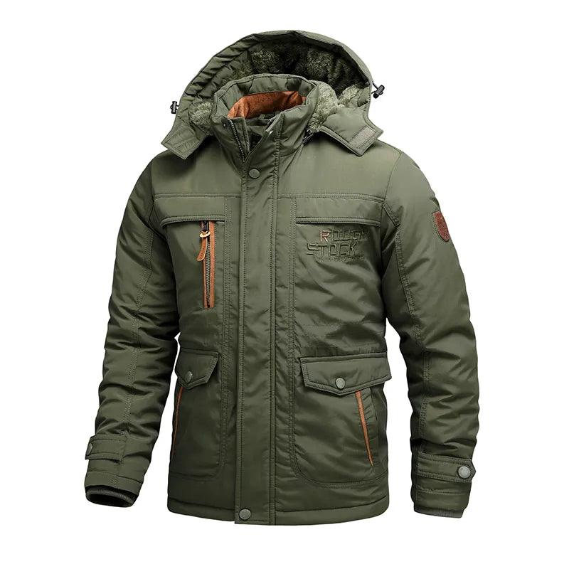 Lune London | Tactical Waterproof Winter Jacket for Men with Removable Hood
