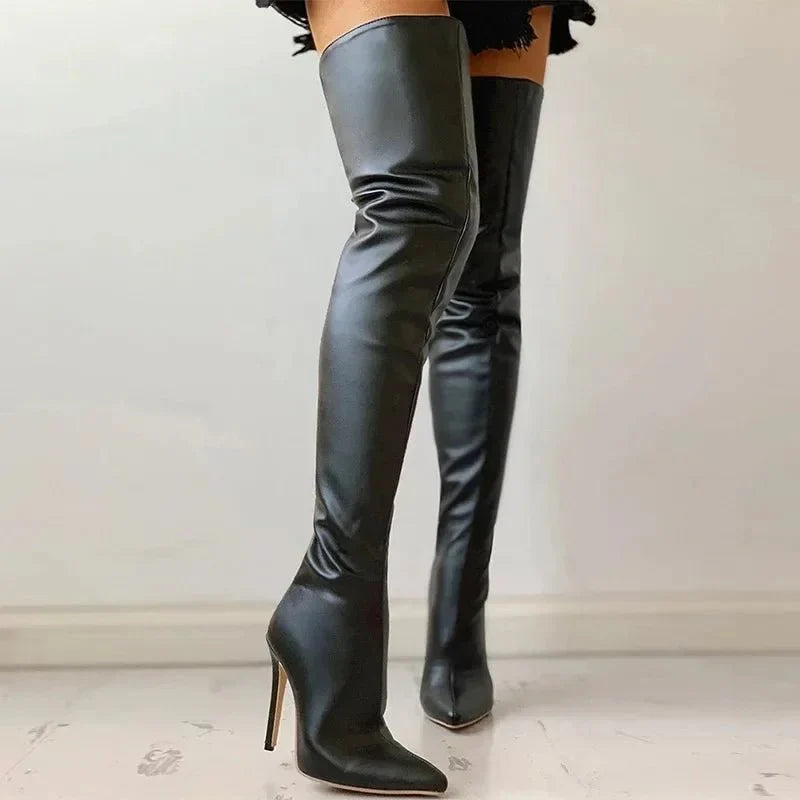 Lune London | Thigh-high Stiletto Boots