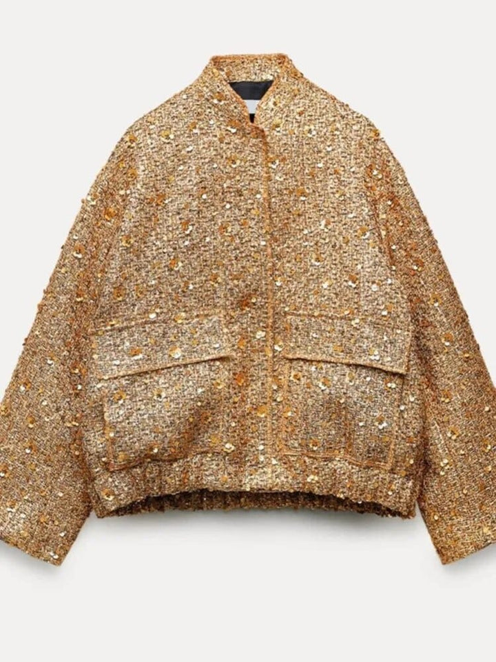 Lune London | Sequin bomber jacket