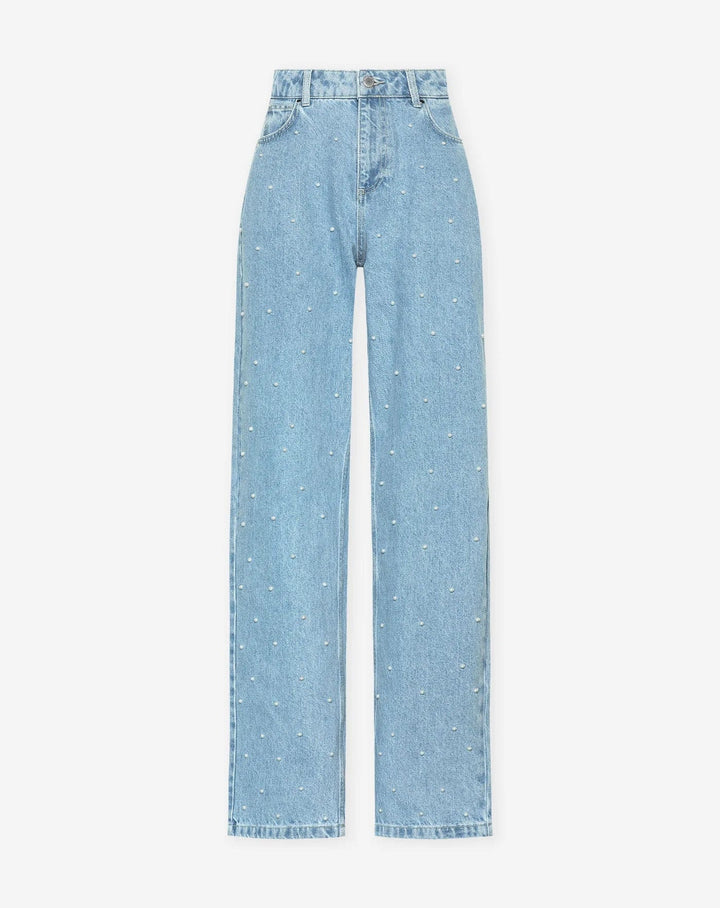 Lune London | Shimmering denim pants with sequins