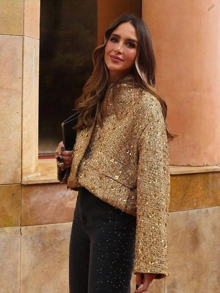 Lune London | Sequin bomber jacket