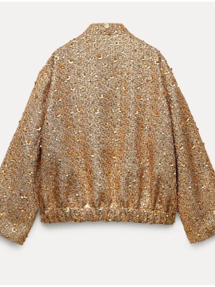 Lune London | Sequin bomber jacket