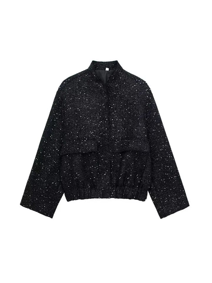 Lune London | Sequin bomber jacket